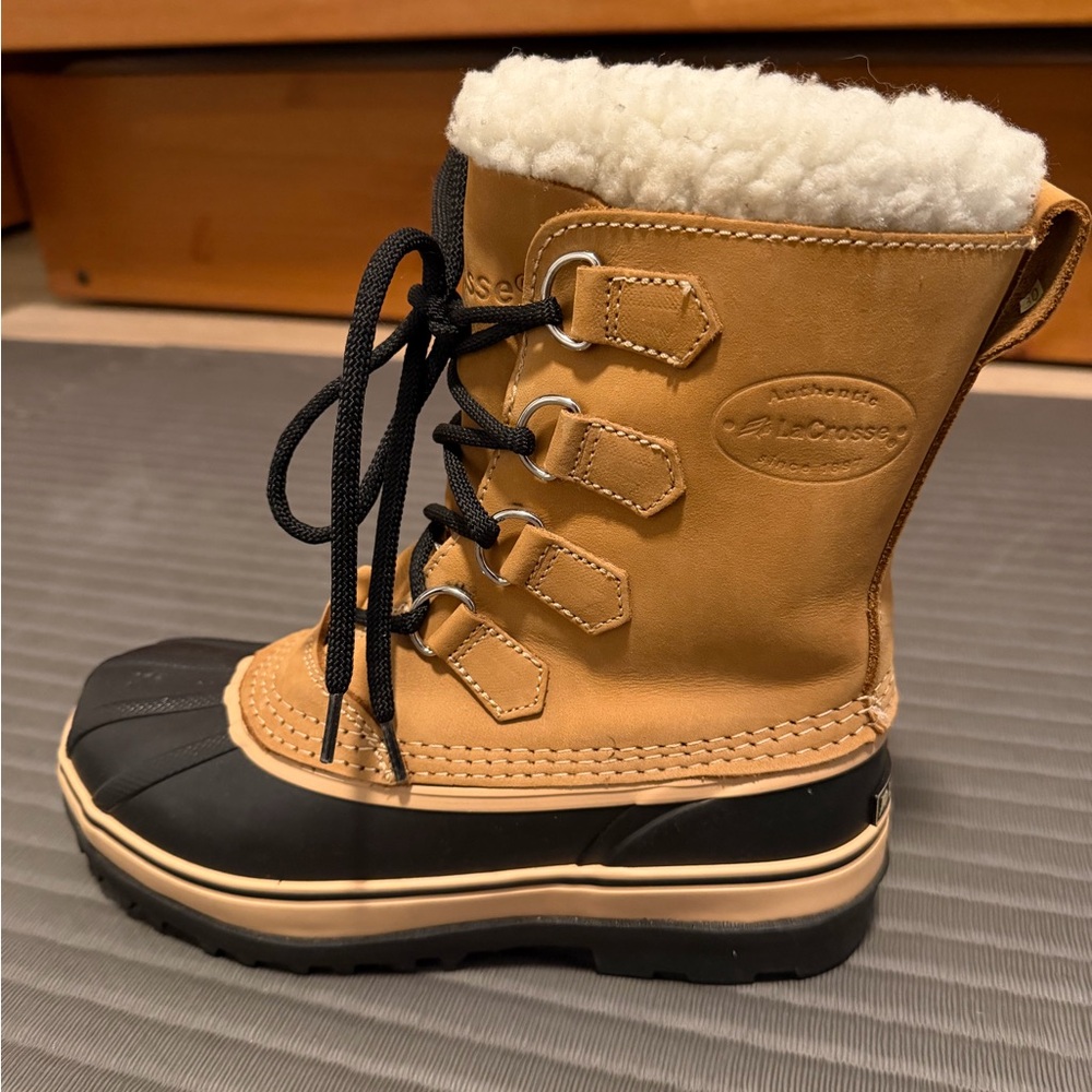 LaCrosse Tan and Black Boots - Picture 6 of 10